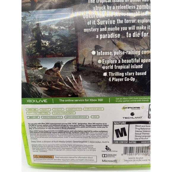 Dead Island -- Game of the Year Edition (Microsoft Xbox 360, 2012) - CIB TESTED - Picture 4 of 8